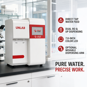 PHILLI-PURE UFV Machine à eau ultrapure intégrée pour la recherche génétique, 10-60L/h, sans DNase ni RNase, pour laboratoires PCR hospitaliers - Product Image 2