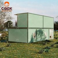 Casa Contenedor Modular Prefabricada de Lujo Cbox, Villa Prefabricada, Hotel Móvil, 3 Dormitorios, Sala de Estar, Residencia