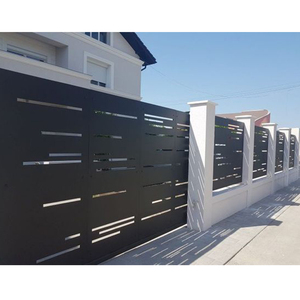 Paneles de Cerca de Aluminio Decorativos para Exteriores de Alta Calidad y Bajo Costo, Privacidad, Listones Horizontales Metálicos para Jardín y Patio - Product Image 1