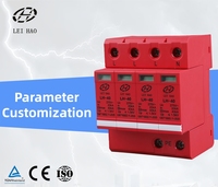 Parafoudre Type 1 Type 2 SPD 40kA 275V 4P AC, dispositif de protection contre les surtensions sur rail DIN pour usage industriel