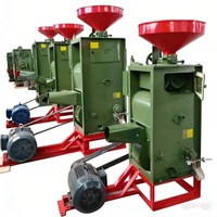 Machine à décortiquer le riz compacte de haute qualité fiable avec moteur et moteur de 22 kW pour utilisation à la ferme