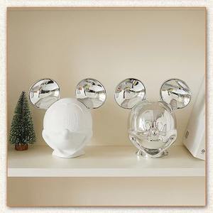 Creativo Mickey Mouse cabeza resina artesanías lindo Escritorio <span class=keywords><strong>de</strong></span> dibujos animados adornos alcancía pequeño <span class=keywords><strong>libro</strong></span> <span class=keywords><strong>de</strong></span> montar rojo estilo para sala <span class=keywords><strong>de</strong></span> estar - Product Image 3