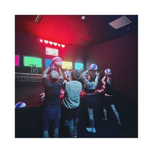 Sports d'intérieur Activer les cerceaux Salle de jeux Tir interactif Défi compétitif Lumière LED Machine de jeu de basket-ball - Product Image 3