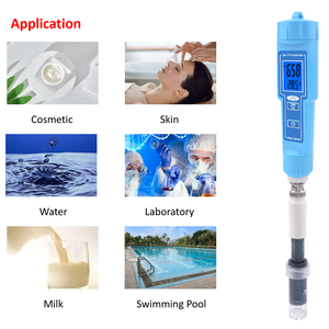 PH-61181 pH-mètre numérique pour la peau, type stylo, acidimètre, 2 en 1, pH/température numérique, <span class=keywords><strong>test</strong></span> du pH de la peau - Product Image 5