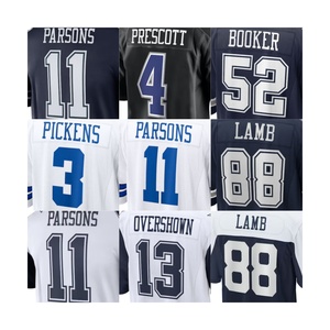 2024 mới giới hạn khâu Mỹ bóng đá Jersey DALLAS #3 pickens #11 Parsons #88 cừu chấp nhận tùy chỉnh - Product Image 1