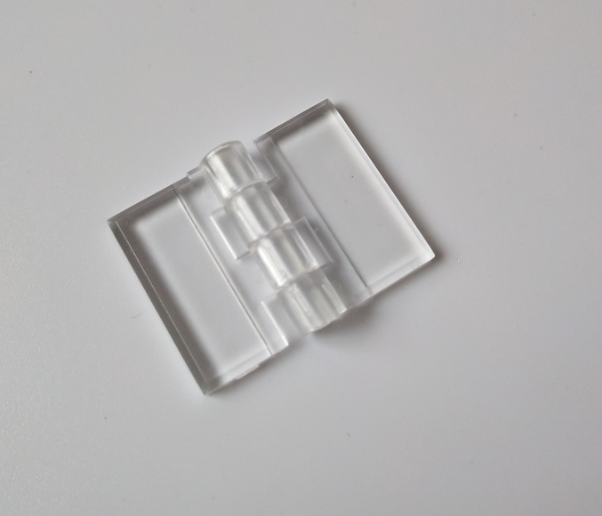 Different Small Size Transparent PVC Arylic Hinges 25*35 clear Self Adhesive Self Adhesive Plastic Hinges With/without Adhesive · image 5