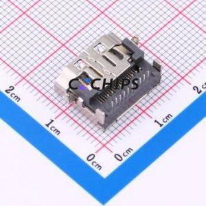 GT-HD003C-FNNG1 <b>HDMI</b> Connector Through hole Component (THT) Connector <b>HDMI</b>-A Female 19P Sink Board - Product Image 2