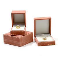 Boîte d'emballage pour accessoires en dentelle, boîte haut de gamme pour bagues, boucles d'oreilles, pendentifs, boîte à bijoux en velours, boîte d'emballage pour bijoux