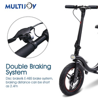 Bicicleta Eléctrica Plegable C2 350W Barata de China, Scooters con Batería, Bicicleta Eléctrica en Venta