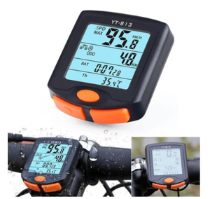 Thermomètre rétro-éclairé étanche à la pluie, fourniture directe d'usine en chine, <span class=keywords><strong>compteur</strong></span> <span class=keywords><strong>de</strong></span> <span class=keywords><strong>vitesse</strong></span> <span class=keywords><strong>de</strong></span> vélo <span class=keywords><strong>sans</strong></span> <span class=keywords><strong>fil</strong></span>, écran LCD, odomètre, chronomètre - Product Image 2
