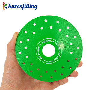 Disco de corte de diamante resistente al desgaste, perforado, para cortar cerámica - Product Image 3