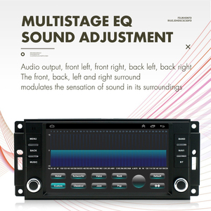 Gerllish Android Auto <span class=keywords><strong>Autoradio</strong></span> pour Jeep Wrangler <span class=keywords><strong>Dodge</strong></span> Grand Cherokee Chrysler 300C Patriot Commander <span class=keywords><strong>Caliber</strong></span> Challenger - Product Image 3