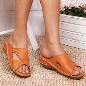Sandalias de Plataforma con Cuña para Mujer, Talla Grande, Estilo Retro 2026, Casuales, Planas, para Verano, Playa y Exteriores - Product Image 2