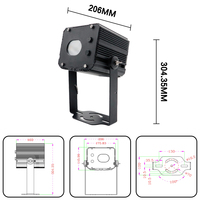 Firefly Lights Star Projecteur Laser Noël RGBW 20W Lumières pour Arbre Plafond Jardin Pelouses Cour Extérieur Utilisation Intérieure