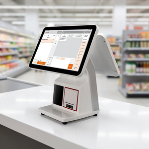 Système de caisse enregistreuse tactile tout-en-un 15,6 pouces, terminal de point de vente Android avec imprimante NFC et scanner. - Product Image 1