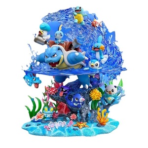 Série EGG Water : Seau Familial en PVC Pokémon Super Grand Blastoise GK Modèle Anime Ornement Vente en Gros - Product Image 5