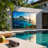 Écran LED IP66 étanche P6.67 HDR10 1080P à haute luminosité avec maintenance avant/arrière pour hôtels, piscines et cinémas