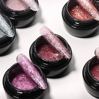 KINNCO Hema Free Builder Gel Polish Crystal Flower UV Gel 10 couleurs longue durée non toxique pour salon de manucure DIY