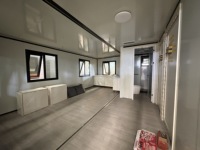 Maison mobile de luxe en conteneur de 30 pieds avec panneaux sandwich, extensible, 2 chambres, pliable, moderne, pour bureau ou habitation