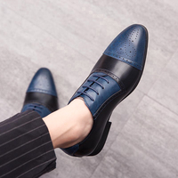 Hochwertige Herrenschuhe Spitze Formelle Slipper Leichte Schnürschuhe für Geschäft, Party und Hochzeit