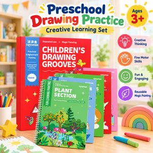 Cuaderno Mágico Multilingüe con Ranuras para Copiar, en Inglés, Francés, Alemán y Español, con Bolígrafo <span class=keywords><strong>de</strong></span> Tinta Invisible, Reutilizable, para Niños - Product Image 1