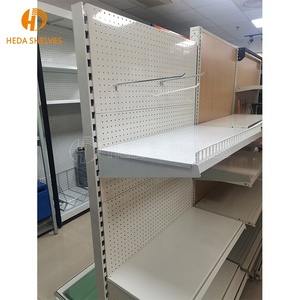 Mỹ Phong Cách Cong Kim Loại Siêu Thị Kệ Nhiệm Vụ Nặng Nề Hiển Thị Kệ Gondola Kệ Cho Cửa Hàng Bán Lẻ - Product Image 2