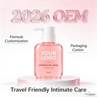 Gel lavant intime pour femmes, produit d'hygiène féminine doux, nettoyant pour parties intimes, formule naturelle, service de marque privée OEM