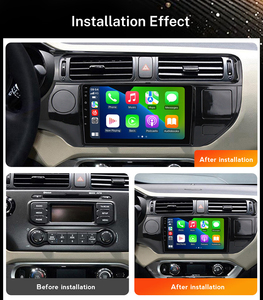Android 9 inch IPS màn hình cảm ứng đa phương tiện <span class=keywords><strong>GPS</strong></span> đài phát thanh headunit xe Stereo cho KIA RIO 2011 ~ 2017 hỗ trợ dsp FM/AM RDS Carplay - Product Image 2