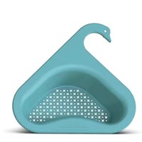 Évier à crépine OEM Panier d'égouttage Swan Panier d'égouttage pour fruits et légumes Panier d'égouttage multifonctionnel pour restes d'évier de cuisine