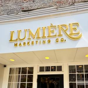 Letras LED Personalizadas de Metal con Retroiluminación, Letrero Comercial para Exteriores con Halo, Letrero Personalizado para Negocios - Product Image 1