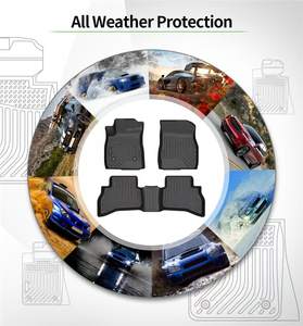 Tapis de sol de voiture 3D TPE imperméables et antidérapants, couvrant entièrement l'espace, pour conduite à gauche (LHD), toutes années. - Product Image 6