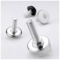 M6/8/10 Pieds de meubles réglables en métal Pieds de meubles en plastique pour table, chaise, canapé, armoire