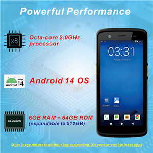 Rugged PDA Mobile <strong>Computer</strong> IP68 <strong>Handheld</strong> <strong>Data</strong> Collector with Android 14 - Product Image 2