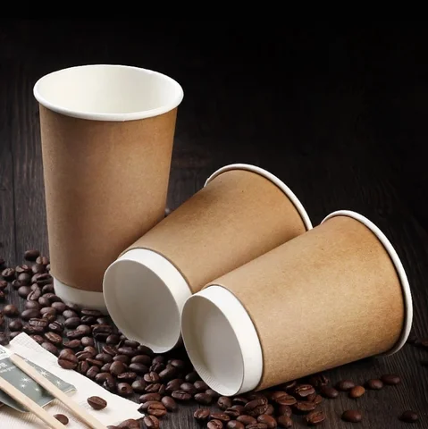 Tea Cup Paper With Logo 12 Oz Coffee Cups
