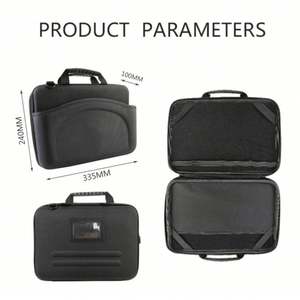 New High Quality EVA Double Laptop Case Shockproof Protection <b>Computer</b> Bag Laptop <b>Accessories</b> Storage Bag - Product Image 6