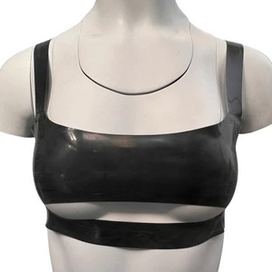 Gummi Mới Cao Su 100% Cao Su Catsuit Quần Màu Đen <span class=keywords><strong>Inflatable</strong></span> Cosplay Trang Trí Màu Đỏ Kích Thước XS-XXL 0.4Mm - Product Image 3