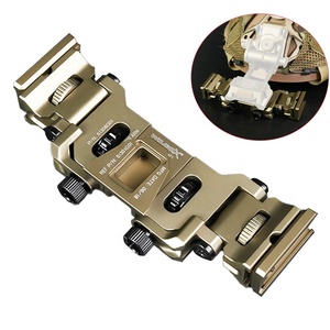 Tactical Metal MUM 14 Binocular Bridge Helmet Mount Holder Adaptador <span class=keywords><strong>de</strong></span> soporte <span class=keywords><strong>Gafas</strong></span> <span class=keywords><strong>de</strong></span> <span class=keywords><strong>visión</strong></span> <span class=keywords><strong>nocturna</strong></span> Accesorios - Product Image 2