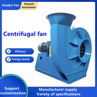 Ventilateur centrifuge d'aspiration 37 kW, ventilateur de conduit, extracteur de fumée de chaudière, ventilateur industriel à tirage induit, pales en acier inoxydable