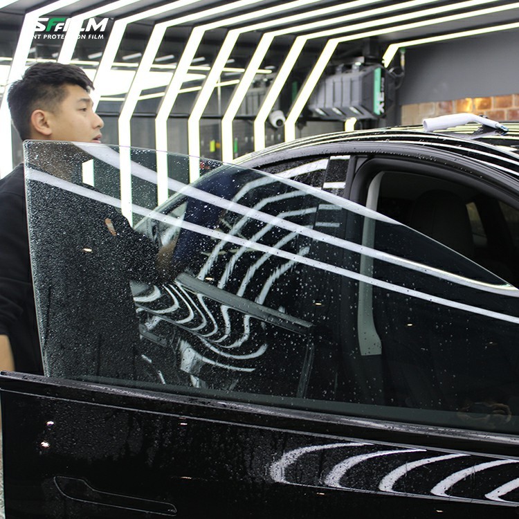 1ply Car Film Window Solar Uv Rejection Automobile 15% 35% 65% 70% VLT clear Vision Cheap Car Window Tinting Film · image 5