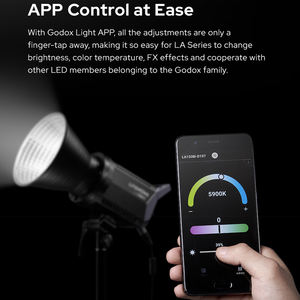 Godox-lampe LED pour Studio photo et vidéo, LA200BI, jaune et blanc, 2800-6500K, 190W, CRI96 + TLCI97 + <span class=keywords><strong>BW</strong></span>, 5600 - Product Image 3