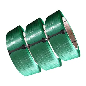 Harga terbaik Manual alat menggunakan Polyester Strapping Green Pet Strap Roll untuk bata palet kemasan industri