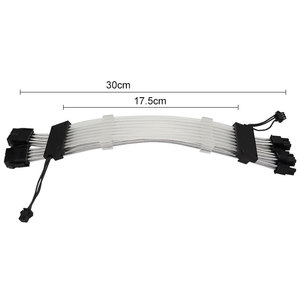 Cable de Extensión de Alimentación para GPU RGB de 2 x 8 Pines (6+2), Cable de Extensión de Alimentación para GPU PCIe Dual/Triple de 8 Pines 6+2 - Product Image 5