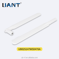 Antenne de routeur intérieure omnidirectionnelle ABS à gain élevé 4G 4dBi 700-2700MHz avec connecteur, conforme RoHS