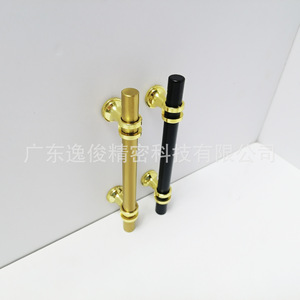Black Stainless Steel Cabinet <b>Door</b> Handles Bar Shape Modern Design Durable Wardrobe Hardware Accessories Part <b>Number</b> 8015 - Product Image 3