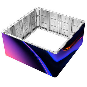 จอแสดงผล LED อลูมิเนียมแบบสั่งทำพิเศษสำหรับภายนอกอาคาร P5.71 ด้านหน้า/ด้านหลัง ความสว่าง 5000cd อายุการใช้งาน 100,000 ชั่วโมง - Product Image 1