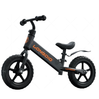 Bicyclette d'équilibre pour enfants et tout-petits Vélo interactif d'apprentissage précoce avec équilibrage stable et repose-pieds pour 2-5 garçons filles