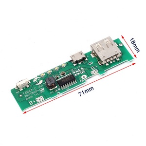 5V 1A ngân hàng điện 18650 sạc Board Module sạc mạch PCB board cung cấp điện bước lên Boost Điện thoại di động cho pin <span class=keywords><strong>DIY</strong></span> - Product Image 2
