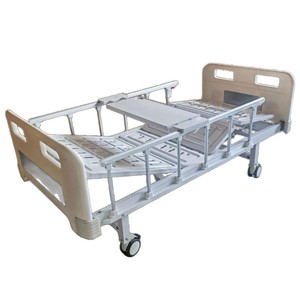 Kerry Medical <b>Bed</b> ABS Material Hospital Use <b>Adjustable</b> With Tray And Wheels - Product Image 1