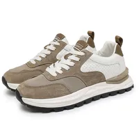 Baskets de marche personnalisées pour hommes à lacets, avec doublure en maille respirante, antidérapantes, design robuste, collection Printemps
