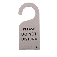 Panneau de ne pas déranger en carton recyclé écologique, style vintage, taille personnalisable, pour accrocher à la poignée de porte d'hôtel
